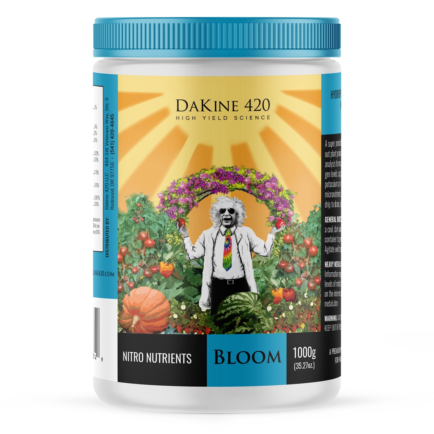 BLOOM rounds out the Nitro Nutrients trifecta of cannabis-growing excellence, with top-rated marijuana nutrients. Our super finishing formula supplies NPK in perfect balance (with 3 times more potassium than nitrogen)