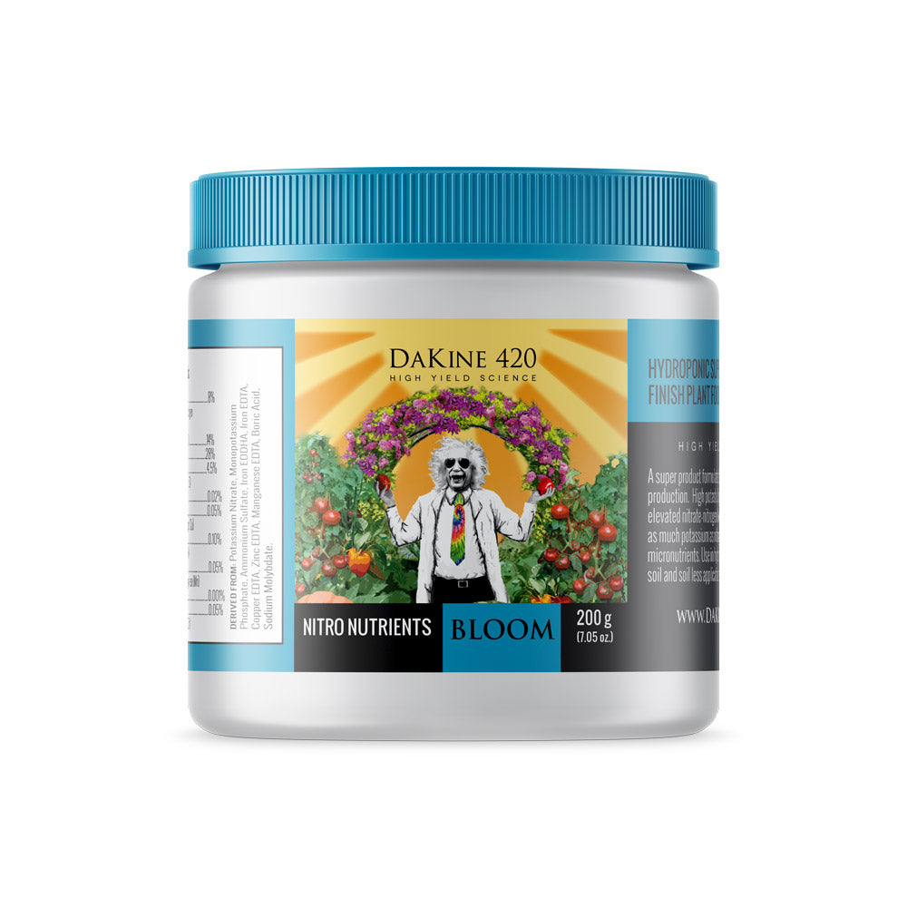 Our super finishing formula supplies NPK in perfect balance (with 3 times more potassium than nitrogen) to assure high yields and trophy buds.