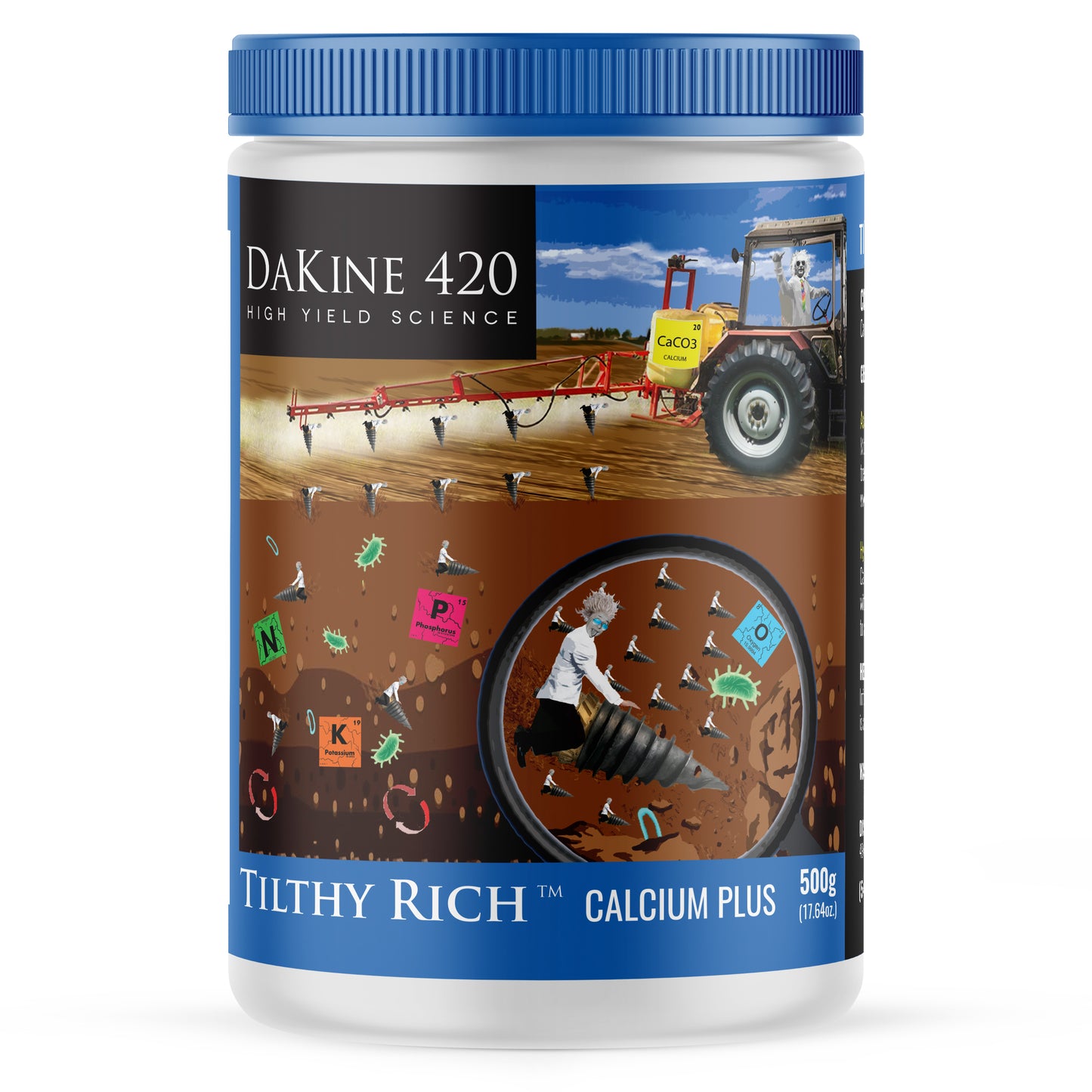 Dakine 420 Tilthy Rich™ Calcium Plus Hemp & Cannabis Fertilizer. Tilthy Rich™ Calcium-Plus hemp fertilizer combines a specially formulated blend of calcium plus zinc and manganese to benefit the soil ecosystem.