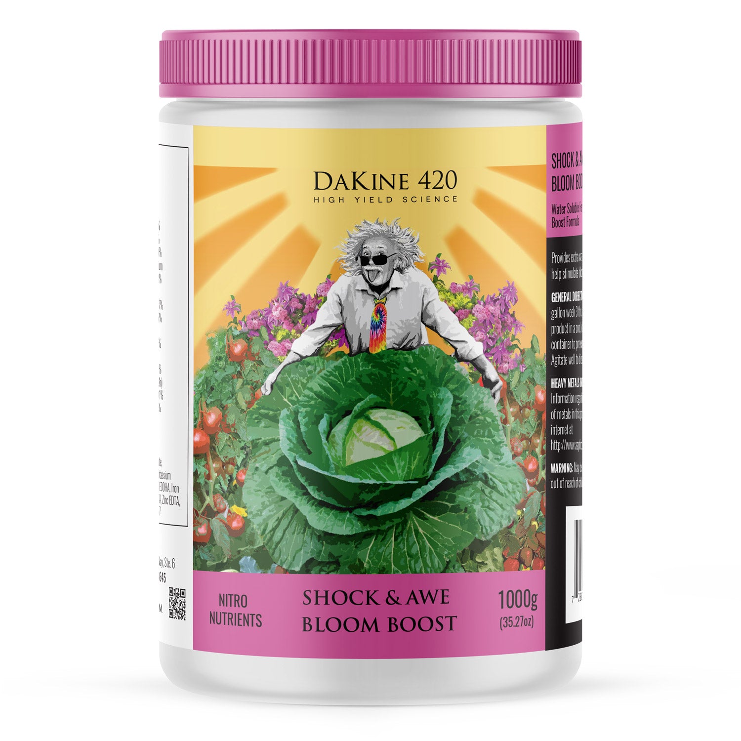 Shock and Awe is packed with phosphorus, as 6-42-12, in the perfect ratio with our already killer Bloom Boost formula.
