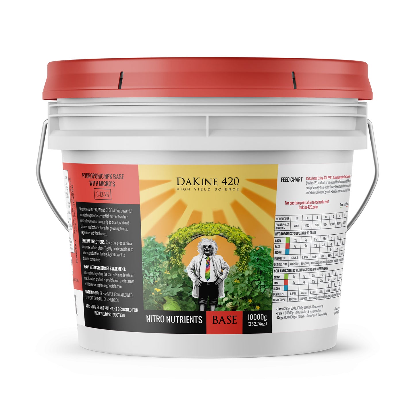 Nitro Nutrients BASE provides the ideal ratios for maximum vegetative growth, leading to fast-flowering results and plants that will just ooze THC. 