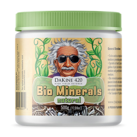 Bio Minerals combines the highest quality mineral marijuana nutrients with the best blend of bacteria to deliver a soil inoculant your Mary Jane will appreciate.